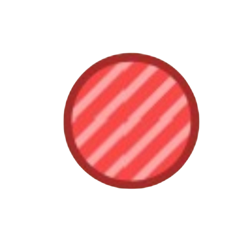 A pre-coloured node whose colour is locked